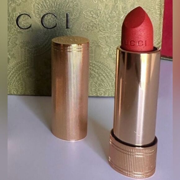 GUCCI ROUGE À LÈVRES MAT LIPSTICK – JANET RUST 505 - Picture 15 of 17